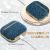 Чехол PQY Crystal Fabric для Apple Airpods 3 Синий