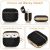 Чехол PQY Crystal Fabric для Apple Airpods 3 Чёрный