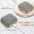Чехол PQY Crystal Fabric для Apple Airpods 3 Серебро