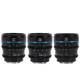 Комплект объективов Sirui Nightwalker 24/35/55mm T1.2 S35 RF-mount Чёрный