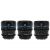 Комплект объективов Sirui Nightwalker 24/35/55mm T1.2 S35 RF-mount Чёрный