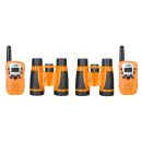 Комплект раций и биноклей Levenhuk LabZZ WTT10 Orange