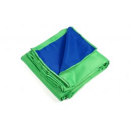 Фон тканевый FST-B36PDS Blue/Green, двусторонний синий / зеленый хромакей