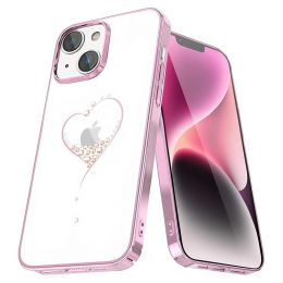Чехол PQY Wish для iPhone 14 Розовое золото