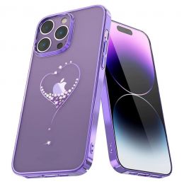 Чехол PQY Wish для iPhone 14 Pro Фиолетовый