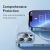 Чехол Baseus Crystal Magnetic для iPhone 14 (+ стекло)