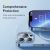 Чехол Baseus Crystal Magnetic для iPhone 14 Plus (+ стекло)