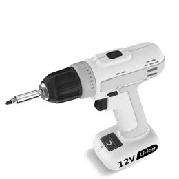 Аккумуляторная дрель-шуруповерт MarsWorker 12V Electric Drill Белая
