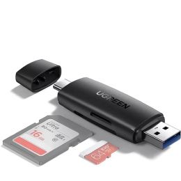 Кардридер Ugreen CM304 Multifunction Type-C + USB TF/SD 3.0 Чёрный