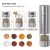 Набор электрических мельниц Circle Joy Fellow Electric Grinder Set Серебро (2 шт)