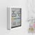 Метеостанция MIIIW NK5253 Mute Thermometer And Hygrometer Clock Белая