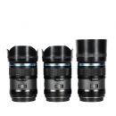 Комплект объективов Sirui Sniper 23/33/56mm F1.2 E-Mount Чёрный
