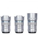 Комплект объективов Sirui Sniper 23/33/56mm F1.2 E-Mount Серебро