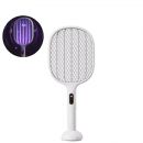 Электрическая мухобойка Qualitell S1 Pro Digital Electric Mosquito Swatter Белая