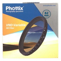 Фильтр Phottix VND Variable Filter 62mm