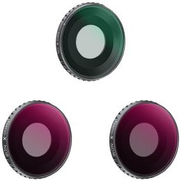 Комплект светофильтров K&F Concept CPL+ND8+ND16 для DJI Osmo Action 3 (3шт)