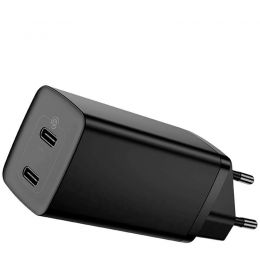 Сетевой адаптер Baseus GaN2 Lite C+C 65W Чёрный