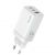 Сетевой адаптер USAMS US-CC180 Sandru GaN 65W Белый