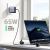 Сетевой адаптер Ugreen CD296 GaN 65W со сменными вилками Серый