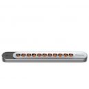Автовизитка Baseus Sliding cover Серебро