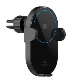 Автодержатель с беспроводной зарядкой Xiaomi Mi Wireless Car Charger 30W Чёрное