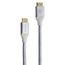Кабель Cactus HDMI 2.1 m/m 1м Серебро