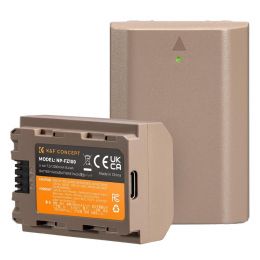Комплект аккумуляторов K&F Concept NP-FZ100 Type-C (2шт)
