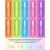 Комплект аккумуляторных батарей EBL Rainbow AA 2500mAh (10шт)