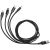 Кабель VAXIS Litecomm 1 to 4 Type-C