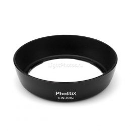 Бленда Phottix EW-60C, EF-S 18-55II 3.5-5.6