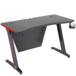Стол игровой Cactus CS-GTZ-BK-CARBON-RED Чёрный