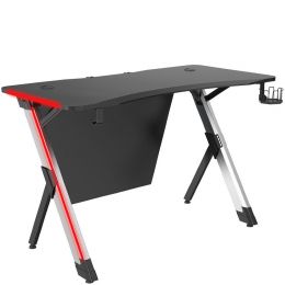 Стол игровой Cactus CS-GTX-AL-CARBON-RED