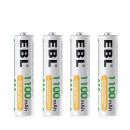 Комплект аккумуляторных батарей EBL AAA 1100mAh (4шт)