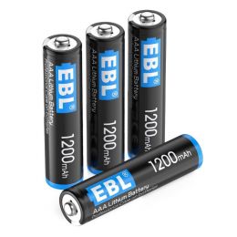 Комплект батареек EBL Lithium AAA 1200mAh (4шт)