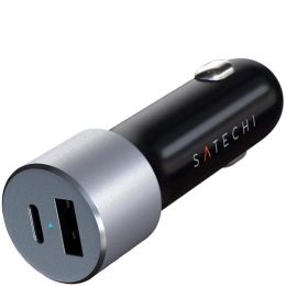 Автомобильное зарядное устройство Satechi 72W Type-C PD Серый