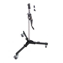 Стойка с редукторной колонной KUPO 382MH LOW BASE WIND-UP STAND на колесах