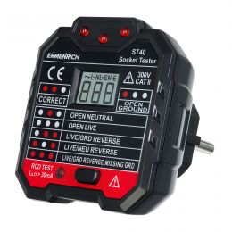 Тестер розеток Ermenrich Zing ST40