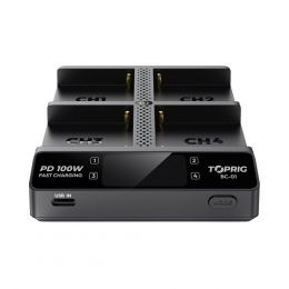 Зарядное устройство Accsoon TOPRIG BC01 4-Bay NP-F