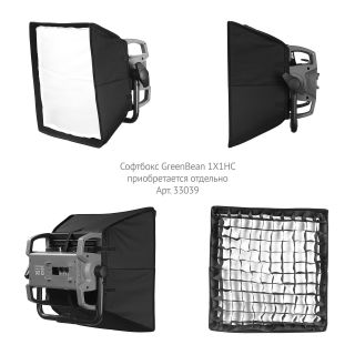 Осветитель cветодиодный GreenBean StudioLight PRO 1X1 B студийный