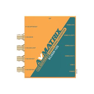 Конвертер AVMATRIX SC2020-12G 12G-SDI в HDMI2.0 двунаправленный