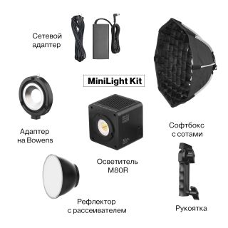 Осветитель светодиодный Falcon Eyes MiniLight M80R Kit