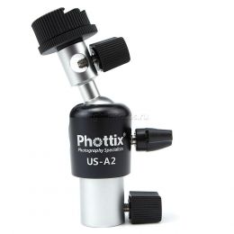 Поворотная голова Phottix для вспышки и зонта-отражателя A2