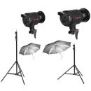Комплект освещения Jinbei QZ-1000 Quartz Light 3200K Kit №01