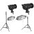 Комплект освещения Jinbei QZ-1000 Quartz Light 3200K Kit №01