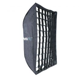 Зонт-софт бокс Phottix HD с решеткой 60х90см и держателем