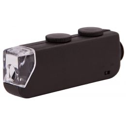 Микроскоп карманный Bresser 60x–100x со светодиодной подсветкой