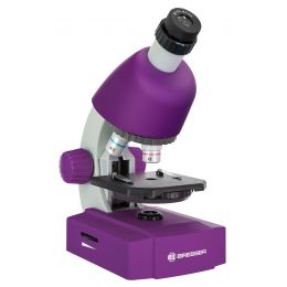Микроскоп Bresser Junior 40x-640x, фиолетовый