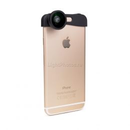 Объектив 3в1 для iPhone 6/6S (фишай, ширик и макро)