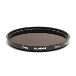 Нейтрально-серый светофильтр HOYA PRO ND64 - 62 мм.