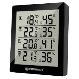 Метеостанция Bresser Temeo Hygro Quadro, черная